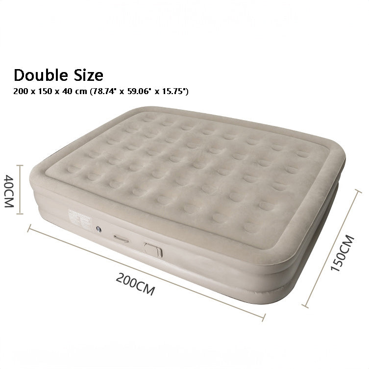 ARM002 - Camping Power Cable-Free Build-in Pump Air Mattress - High Version image 3