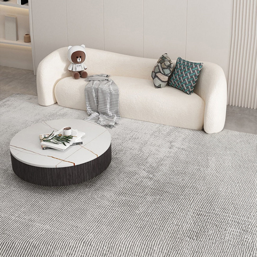 SOB031 - Cloud-Inspired Cream Style Bouclé Living Room Sofa image 1