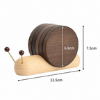 TYP-425 - Snail-Shaped Cup Coaster Tray – Creative Desk Tea Coaster image 4