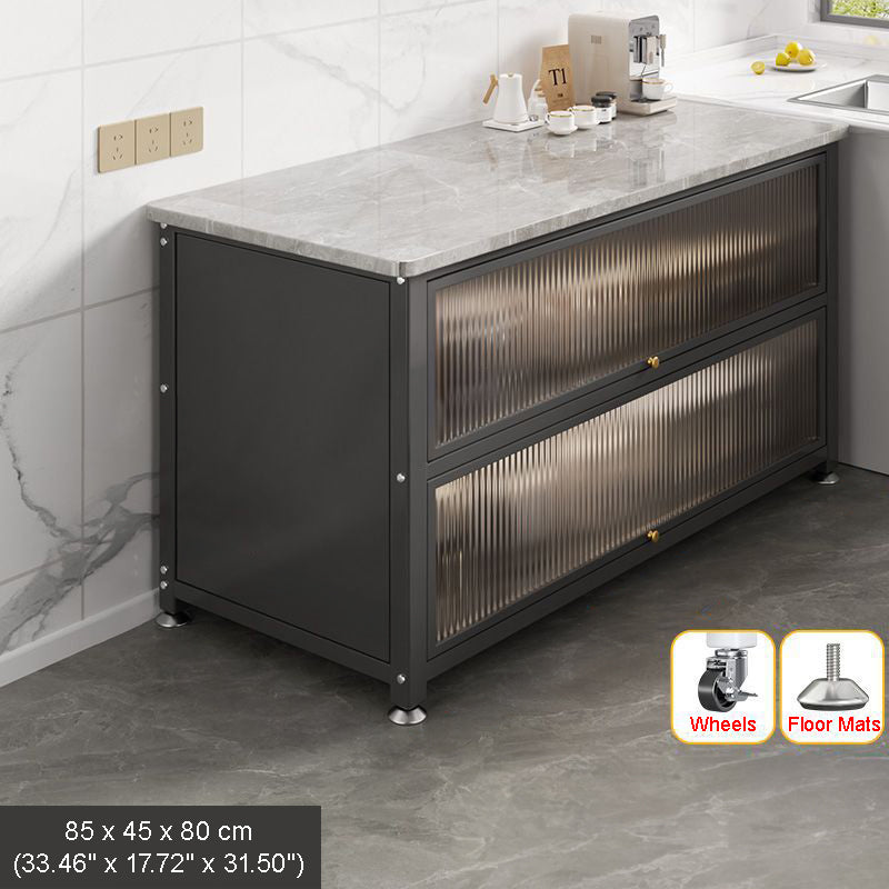 WCK015 - Sintered Stone Kitchen Storage Rack Multifunctional Cabinet image 2