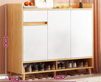 SOCE058 -  Craftsman Shoe Cabinet with Storage and Top Display Shelf image 2