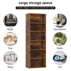 BS040 - 6 Tier Floating Shelves Industrial Wall Shelf image 3