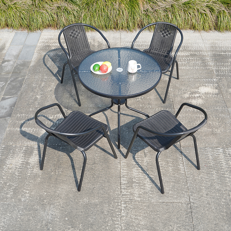 ODS001 - Outdoor Waterproof Rattan Chair Table and Chairs Patio Set image 3