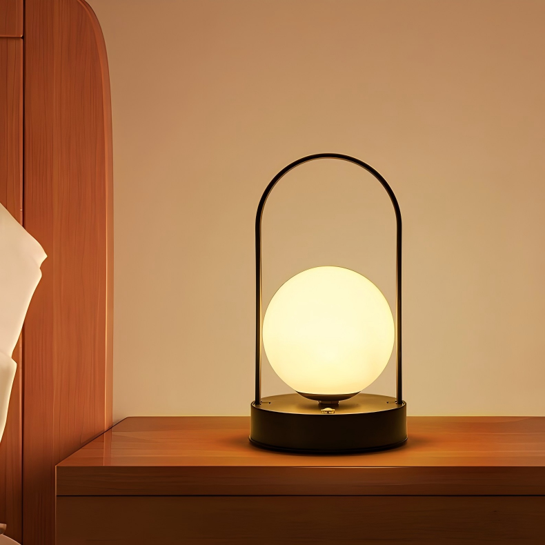 LS007 - Portable Rechargeable LED Table Lamp with Handle image 1