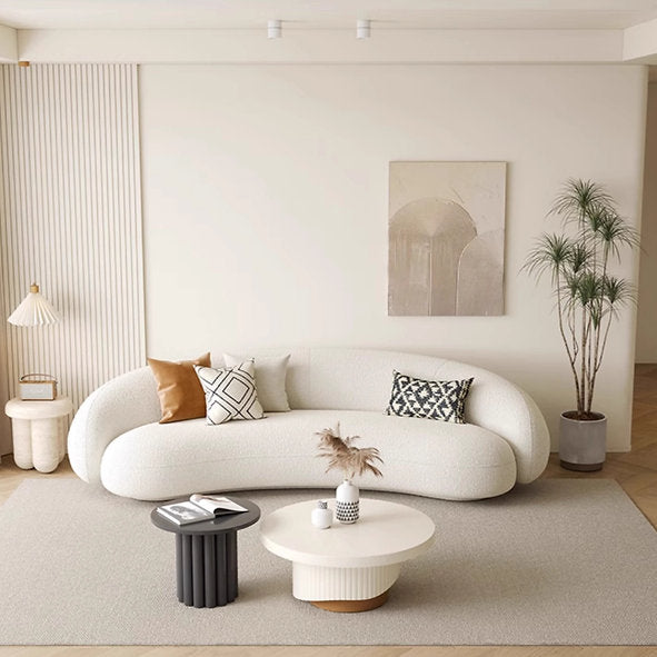 SOB033 - Trendy Minimalist Cloud Curve Sofa image 2