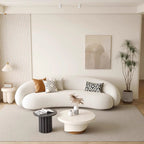 SOB033 - Trendy Minimalist Cloud Curve Sofa image 2