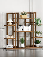 PS014 - Bamwood Modern Wood Plant Floor Stand image 8
