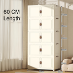 BS026 - Installation-Free Solid Color Multi-Layer Storage Cabinet image 10