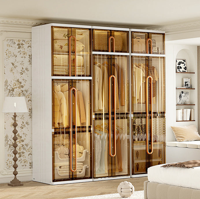 CC054 - Multi-Layer Plastic Wardrobe Closet – Modular Hanging & Storage Cabinet image 2