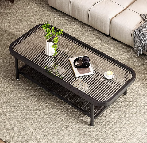 EDB017 - Glass Simple Creative Round Coffee Table image 3