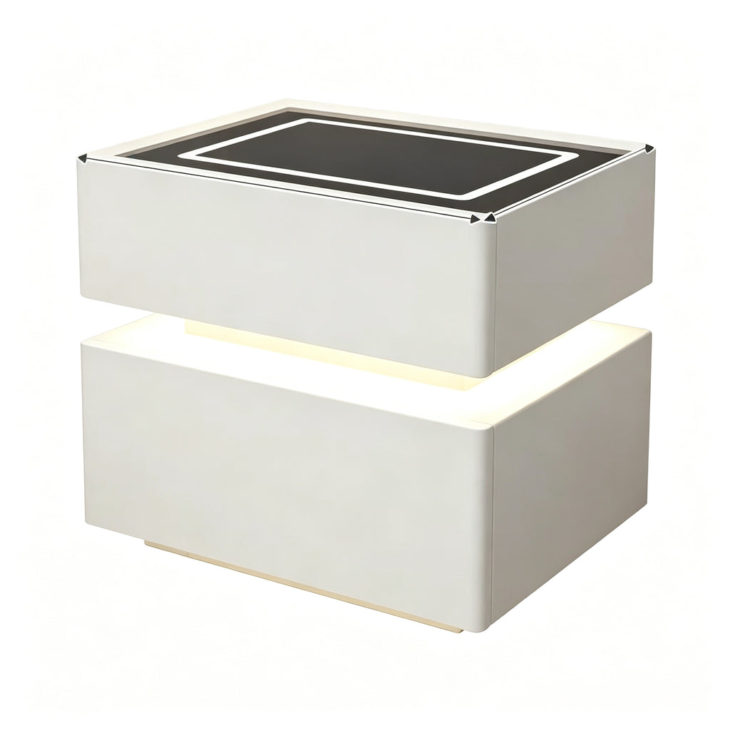 CBD035 - Smart LED Bedside Table with Wireless Charging & AdjustableLighting image 4