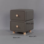 CBD020 - Cream Air Bedside Cabinet Nightstand with Two Storage image 13