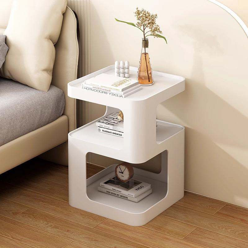 CBD016 - Zhtao Bedside Table Bedroom Iron Storage rack image 6