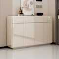 SOCE065 - Cream Gloss Multifunctional Shoe Storage Cabinet image 0