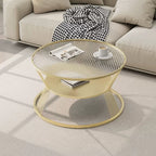 EDB037 - Cream Modern Minimalist Coffee Table image 1