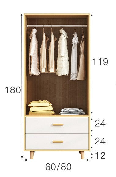 CC021-Modern Minimalist Wardrobe for Small Bedrooms with Large Capacity image 6