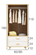 CC021-Modern Minimalist Wardrobe for Small Bedrooms with Large Capacity image 6