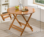 LDF008 - Foldable Simple Portable Outdoor Small Round Table image 4