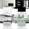 WAP001 -  PVC Peel and Stick Marble Look Stick on Tiles for Backsplash image 0