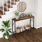 EDB042 - 41.9" Narrow Console Table with Metal Frame image 1