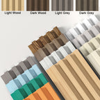 WAP007 - PVC Wood-Plastic Slat Wall Panels – Waterproof & Moisture-Resistant image 3