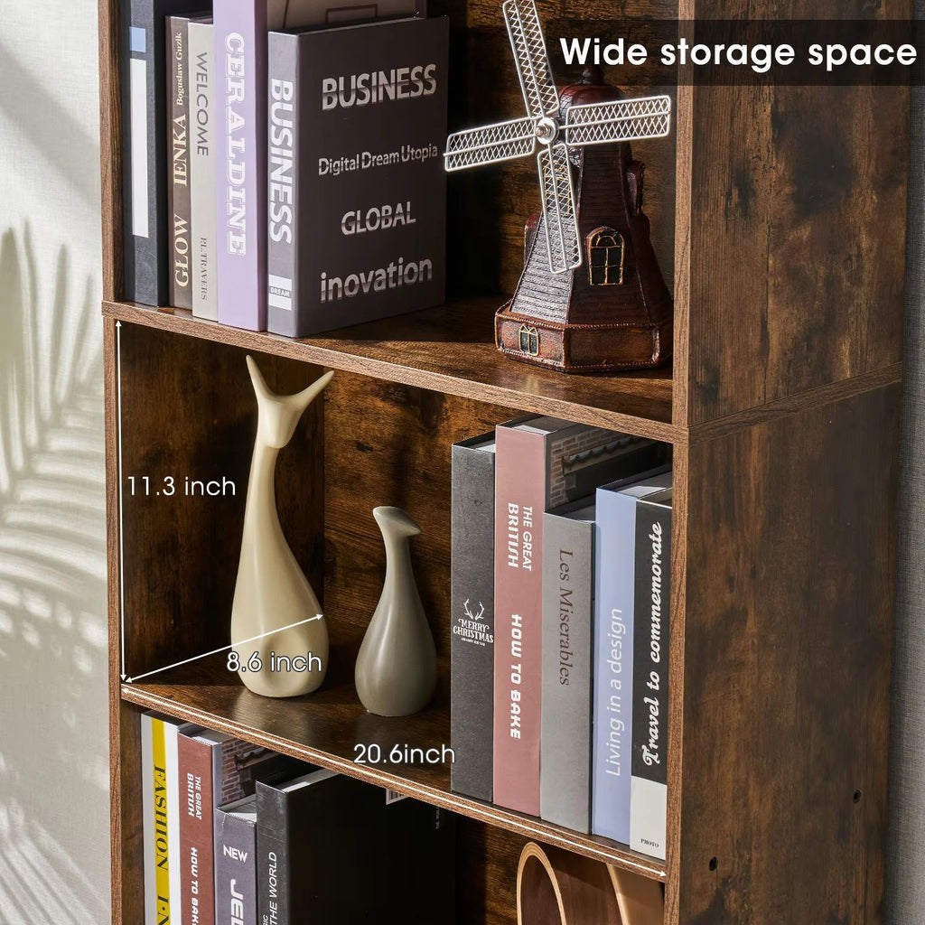 BS040 - 6 Tier Floating Shelves Industrial Wall Shelf image 5