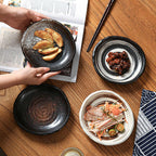DISH005 - Japanese Classic Ceramic Dinner Plate | Minimalist Tableware Dish image 1