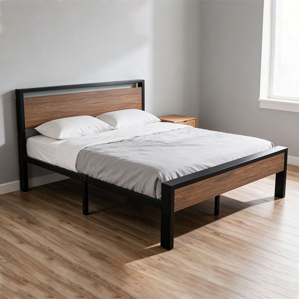 BD018 - Roostic Industrial Platform Bed Frame image 3