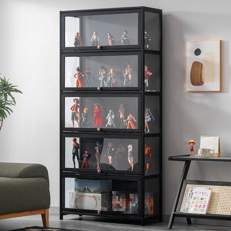BS013 Bamwood Simple Modern Home Transparent Display Case image 0
