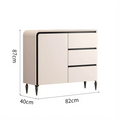 WCK018 - Modern Light-Luxury Lacquered Sideboard Cabinet with Drawers image 7