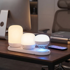 LS009 - 3-in-1 Rechargeable RGB Night Light Set with Magnetic Charging Station image 0