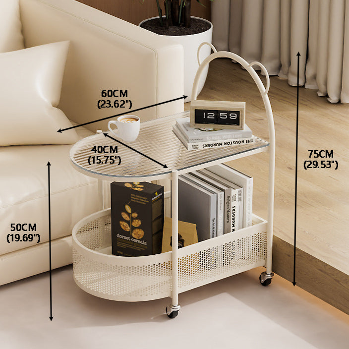 EDB035 - Modern Double-Layer Moveable Side Table image 2