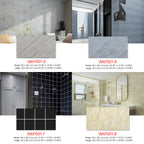 WAP001 -  PVC Peel and Stick Marble Look Stick on Tiles for Backsplash image 1
