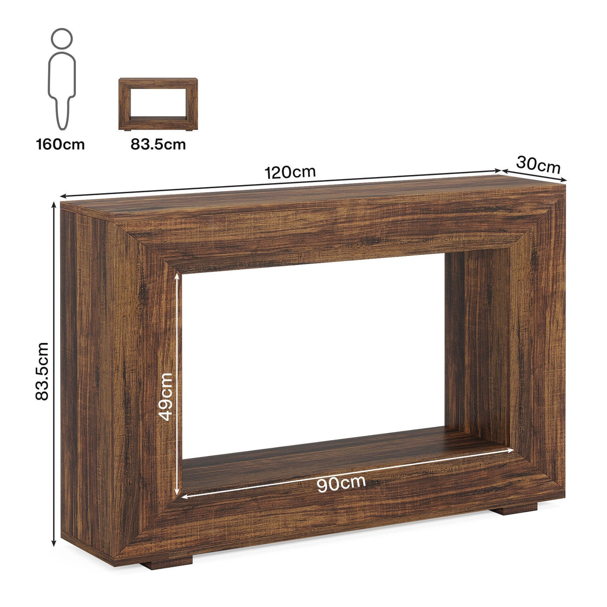 ST010 -  Entryway Sofa Table with Storage image 1