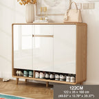 SOCE049 - Nordic Wood Door Entry Shoe Cabinet image 7