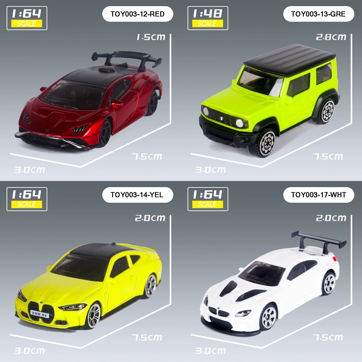 TOY003 - Diecast Car Model Collection – Realistic Miniature Vehicles image 3