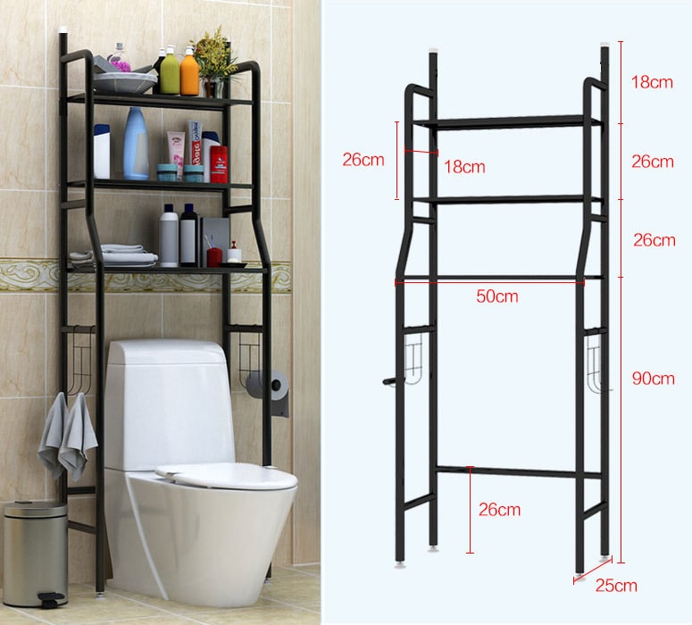 TS001 - Bathroom storage shelf image 4