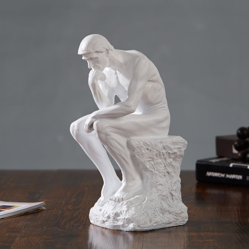 TYP-232 - Thinker Bookend Ornament – Home, Office, and Study Desk Decor image 0