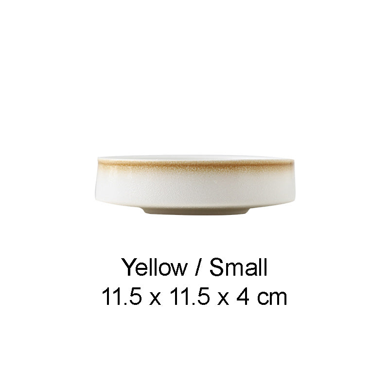 DISH002 - Creative Frosted Ceramic Bowl & Deep Plate image 4