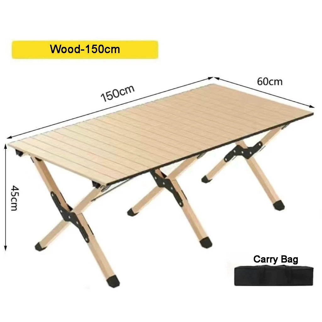 ODS004 - Carbon Steel Folding Camping Table – Roll-Up Outdoor Picnic Table image 6