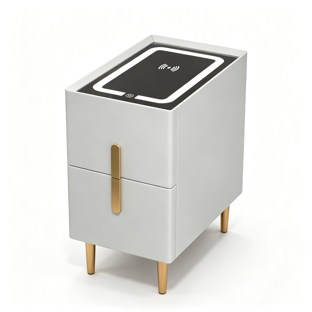 CBD034 - Smart LED Nightstand with Wireless Charging image 3